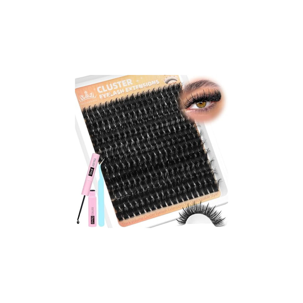 Spiky Volume Lash Clusters Kit â 228 pcs, 12â18 mm with