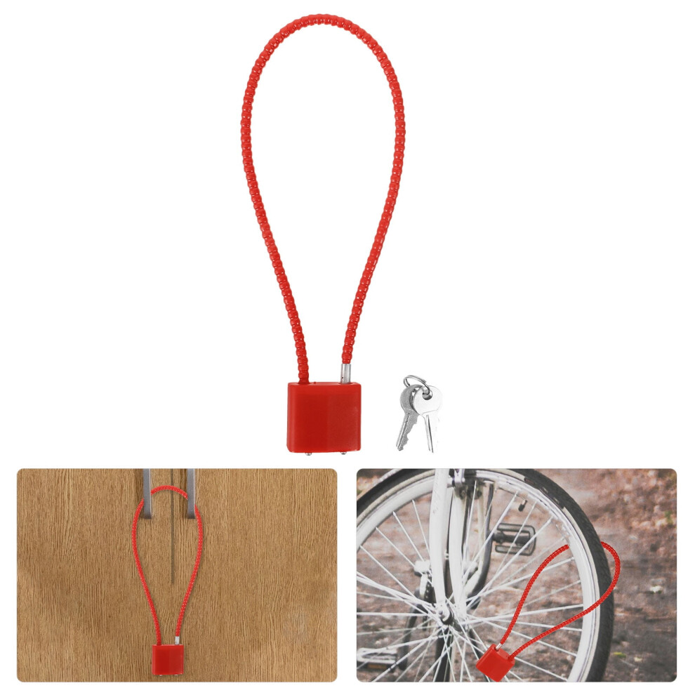 Bike Lock Cable Cable Lock Steel Wire 1Pack General Users Outdoor Use 9178400105265