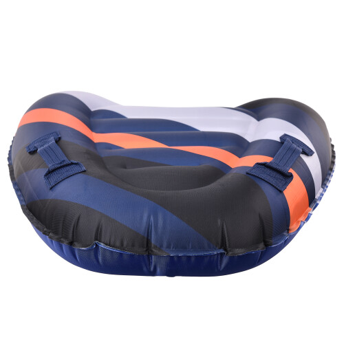 Inflatable Surfboard Portable, PVC & Polyester, 72x52x15cm, Multicolor