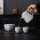 Coarse Pottery Teapot with Filter, Ceramic Kettle, 1 Set 5