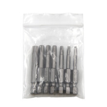 7 Pack Torx Head Screwdriver Bit Set 1/4 inch Shank T10-T40 S2 Steel Security Tamper Proof Star 5 Point Screwdriver