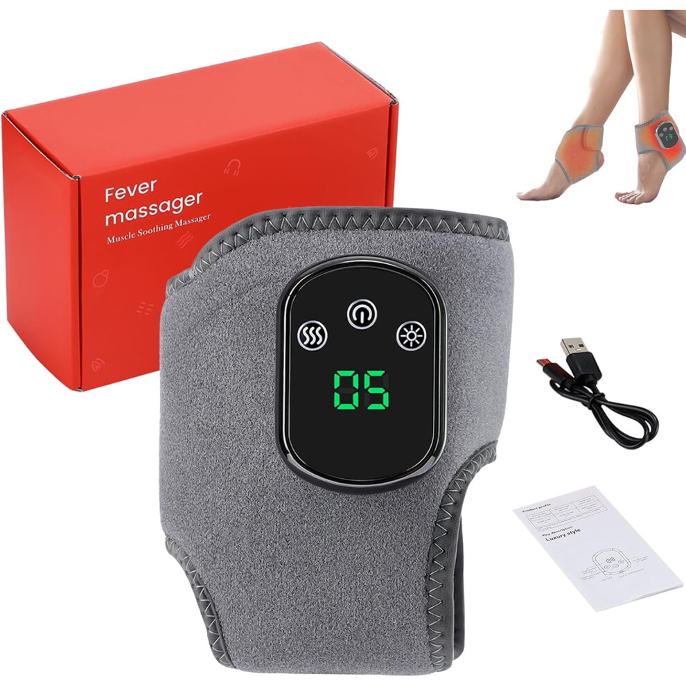 Soleva 3-in-1 Cordless Heated Foot Massager with 3 Vibration Modes & 5 Heat Levels for Plantar Fasciitis & Achilles Tendinitis