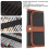 Canvas Pen Wrap Roll Case - 24/48/60 Grids, 35.2-69cm Length 2