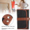 Canvas Pen Wrap Roll Case - 24/48/60 Grids, 35.2-69cm Length 7