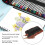 Canvas Pen Wrap Roll Case - 24/48/60 Grids, 35.2-69cm Length 10