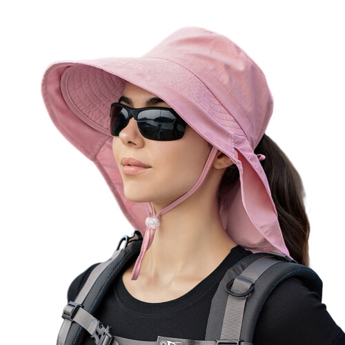Sommer Sonnenhut Damen Nackenklappe Outdoo 2
