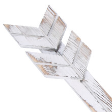 2PCS Wooden Arrow Wall Decor | Farmhouse Direction Signs, 42.5cm