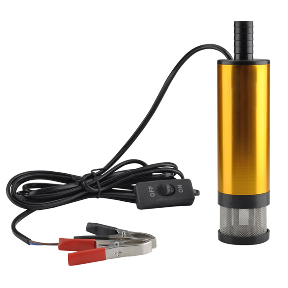 Aluminum Alloy Portable Electric Fuel Pump For Diesel Water And Oil Transfer 7901392082748