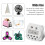 Digital Timer Switch 16 ON/OFF Programs, 220V, White, 60x60x30mm 5
