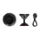 HD 1080P Wireless Web Camera, CMOS, Rechargeable, Black 2