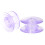 2Pcs Clear Plastic Bobbins Replacement Spools for Sewing Machines 3