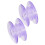 2Pcs Clear Plastic Bobbins Replacement Spools for Sewing Machines 6