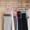 Multi-functional thickened five-layer pants rack non-slip multi-layer household wardrobe hanging pants scarf storage rack pants rack pants hanger 5