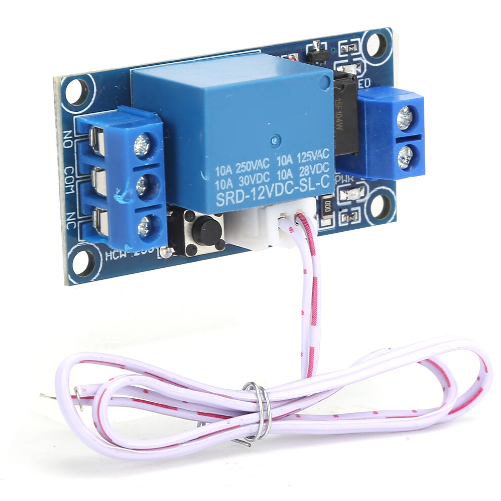Bistable 1Button Relay Module 12V 10A 50X25mm Electronic Control 5091391676412
