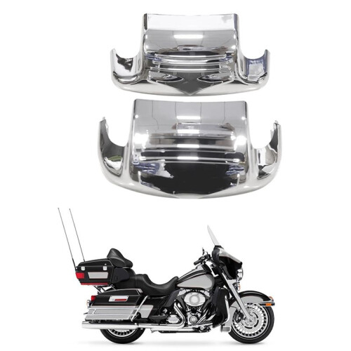 Chrome Front Rear  Tip for  Electra Glide Road King Heritage Softail 1