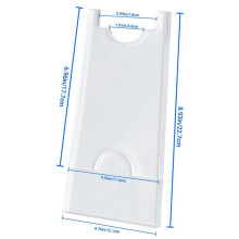 2Pack Couch Wall Spacer, with Protects Walls & Furniture, 22.7x12.1x0.8cm, Universal Wall Spacer Couch