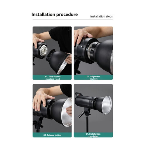 2X Standard Reflector Diffuser Lamp Shade Dish 55 Angle for Bowen Mount Studio Strobe Flash Light Speedlites 2