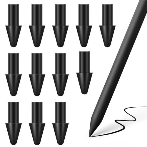 24-Pack Replacement Nibs for  Paper Pro Pen, Durable-Carbon-Filled Tips for Precise Writing & Sketching 2