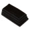 Plastic Rectangle Tube Inserts End Blanking Cap 25X50mm 60 Pcs Black 3