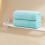 Ensemble de 2 serviettes de bain en velours filé, douces et absorbantes. 5