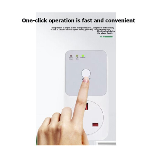UK Plug Electronic Digital LCD Display Circuit Overload Current Limit Voltage Protection Plug 2