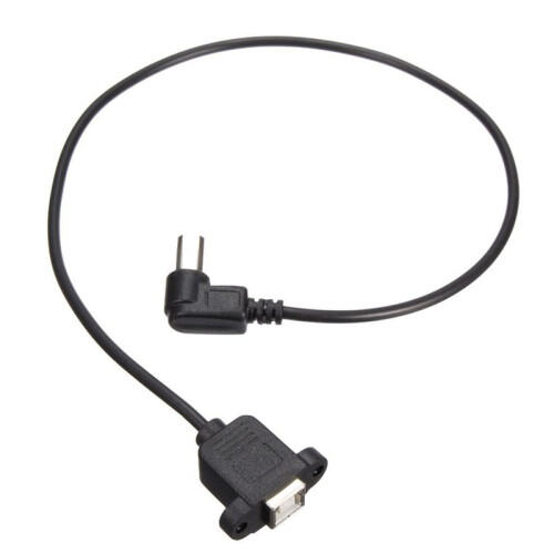 4X USB 2.0 B Male to USB B Female Socket Printer Panel Mount Extension Cable 50cm 2