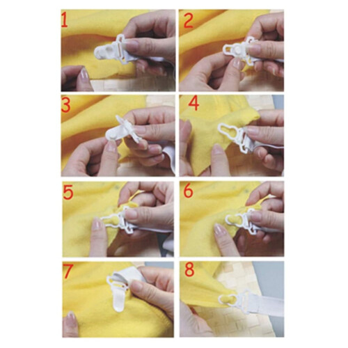 YLSHRF4pcs Attaches élastiques robustes pour draps et matelas, support élastique pour draps, support pour draps 1