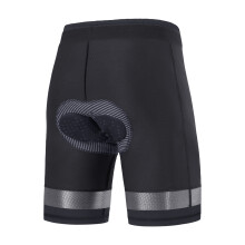 Herren Polsterte atmungsaktive Fahrradshorts Schwarz EU-Größe L, schnelltrocknend