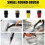 Steam Cleaner Accessory Set for  SC1-SC5 Universal Steam Jet Accessories Floor Nozzle, Window Squeegee, Brushes 6