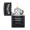 Zippo Zippo Lighter Jack Daniel's Black Matte 3D Texture Print Windproof Refillable 2