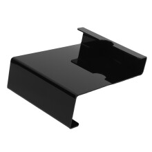 Klarer Acryl-Lesehalter für Heimtrainer und Ellipsentrainer – Schwarz