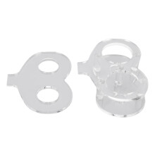 Acryllichtschwert Wandhalterung – Transparent, 2-Loch-Display-Halter