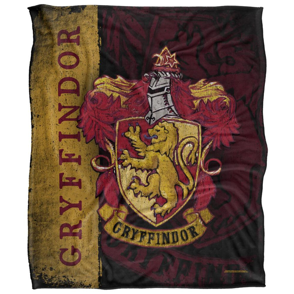 Harry Potter Gryffindor Crest Blanket Multicoloured