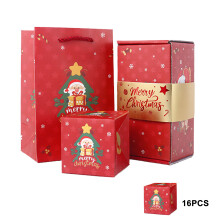 Environmental Friendly Pliable Christmas Decoration Box-Red 16