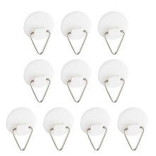 Recyclable Plastic Adhesive Fasteners 3 Designs-Circular 2.2mm