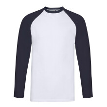 Fruit of the Loom Mens Baseball Long-Sleeved T-Shirt