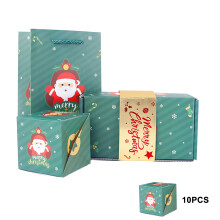 Environmental Friendly Surprise Present Box With Burst-Green 10