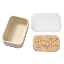 Silicone Shower Soap Box With Drain Pad For Home Or-L Size 4