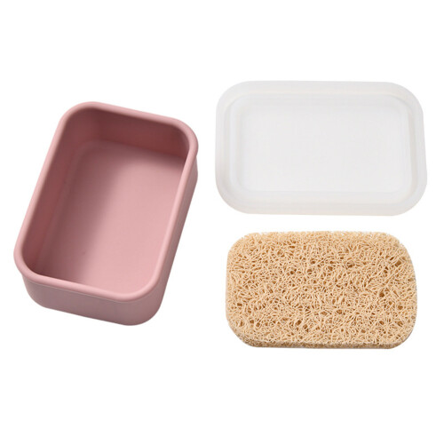 Reusable Silicone Soap Dish With Pad  For Shower-L   Size 1