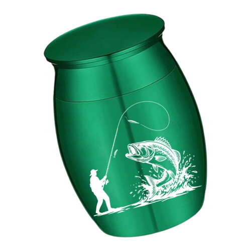 Permanent Mixture Pet Cremation Artifact Box Meditative-Green