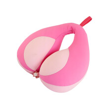 Thin Transportable Travel Pillow Detachable Cover Easy To-pink