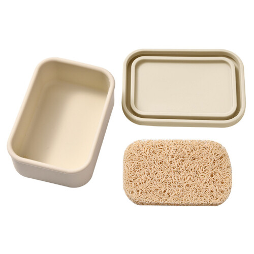Portable Silicone Soap Holder Box With Ventilated-L   Size 9