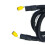 Replacement Spray Suction Hose+Handle Connector for  Puzzi 8/1 Puzzi 10/1 Ejector Machine Accessories 2.5M 2