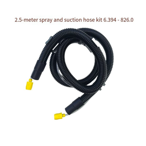 Replacement Spray Suction Hose+Handle Connector for  Puzzi 8/1 Puzzi 10/1 Ejector Machine Accessories 2.5M 2