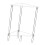 Waterproof Acrylic Triangulum Shelf 2 Level Bathroom Storage Bay 1