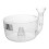 Clear Dishwasher Safe Food Strainer Basket With Constructed In 1