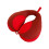 Machine Washable YOU Molded Support Pillow Permanent-Red 1