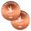 Metal Bird Bath Cleaner Plate 4 Point Support Design-2 packs 1