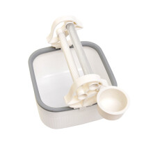 Small Bird Training Station Plastic Aluminum Rest-Double sticks