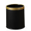 Double Layer Leak Proof Household Trash Bin Press-Black trumpet 1